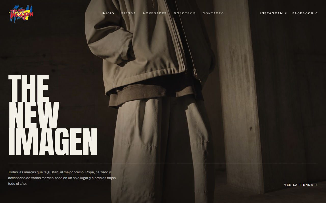 Captura de la tienda online de Imagen